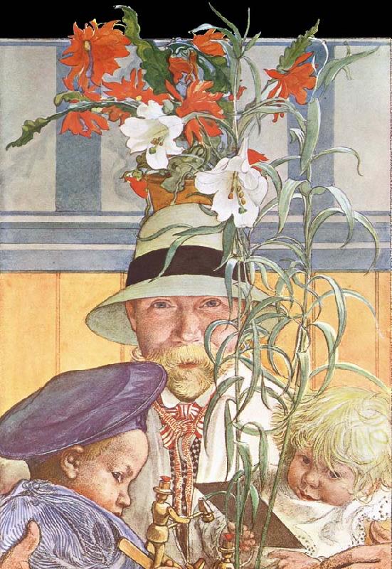 Carl Larsson Frontispiece for Andras Barn Spain oil painting art